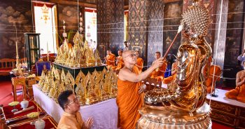 พิธีพุทธาภิเษกพระนิรันตรายจำลอง